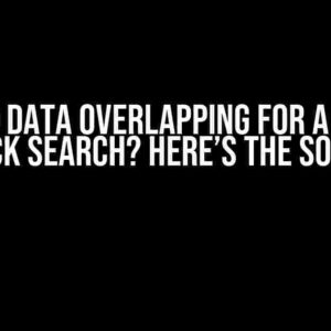 Ag-Grid Data Overlapping for a Second on Quick Search? Here’s the Solution!