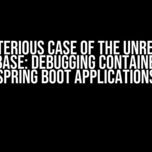 The Mysterious Case of the Unreachable Database: Debugging Containerized Spring Boot Applications